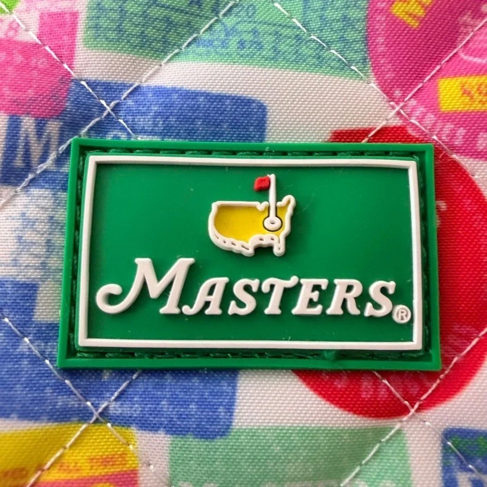 Masters 2026 SCOUT Packable Tote Bag Badges Multi Color Quilted Travel Pouch NWT - Picture 3 of 6